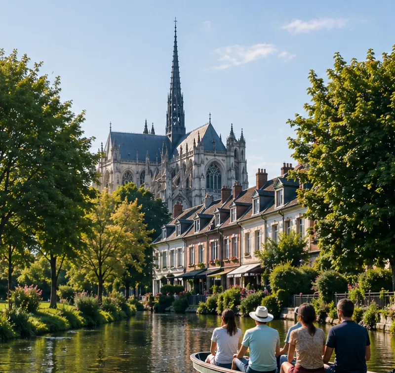 Canal de Saint-Leu, végétation au fil de l'eau